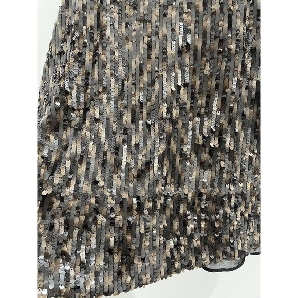 Guess Tiger Eye Sequins Tank Top Size S - Picture 2 of 7